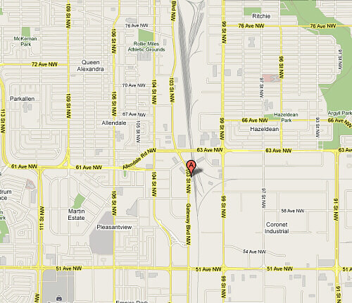 SOCAN Edmonton Office Map