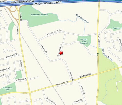 SOCAN Toronto Office Map