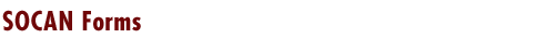 SOCAN Forms