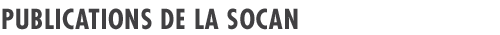 SOCAN Publications