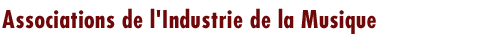 Associations de l'Industrie de la Musique