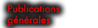 Publications g�n�rales