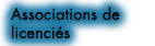 Associations de licenci�