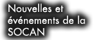 SOCAN News & Events